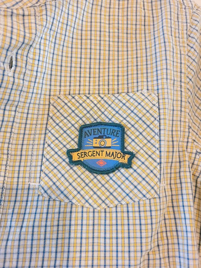 Magnifique chemise garçon sergent major 10 ans - photo numéro 3