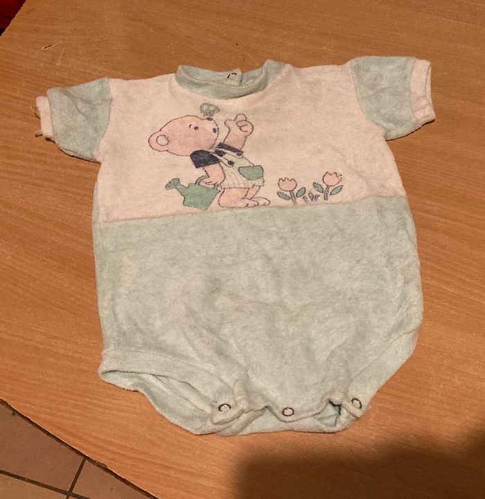 Lot de 3 combinaison short taille 3 mois - photo numéro 9