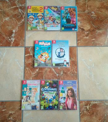Jeux Switch prix en description