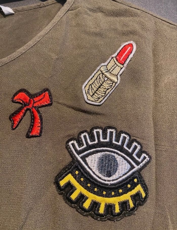 T - shirt kaki - photo numéro 2