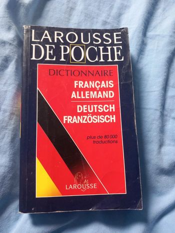 Larousse de poche dictionnaire Français Allemand