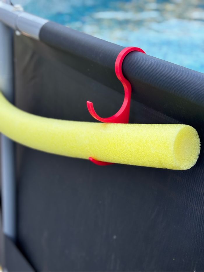 Lot de 2 portes frites rouge, pour piscine INTEX