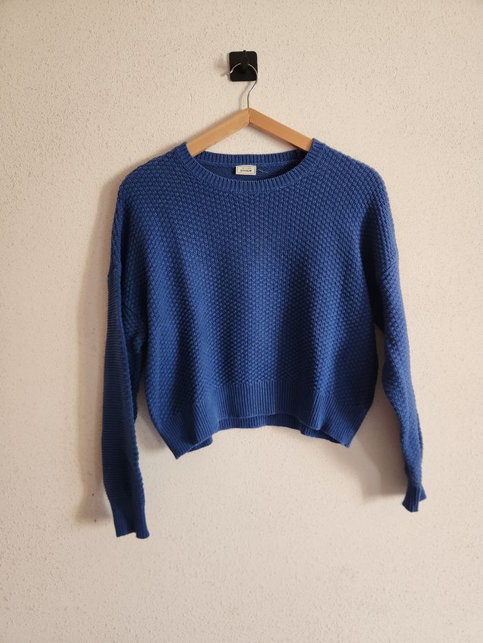 Pull court bleu électrique Pimkie – Taille S – Bon état - photo numéro 2