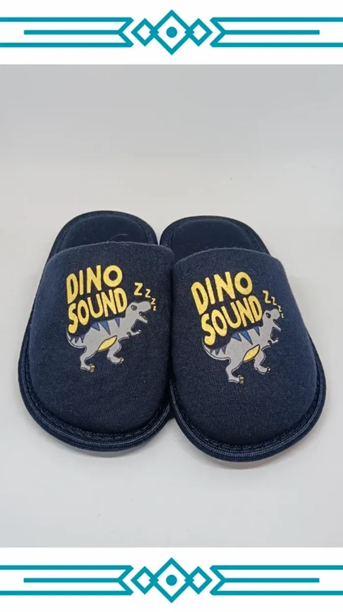 🍄 Chaussons dinosaures bleus – taille 30 - photo numéro 2