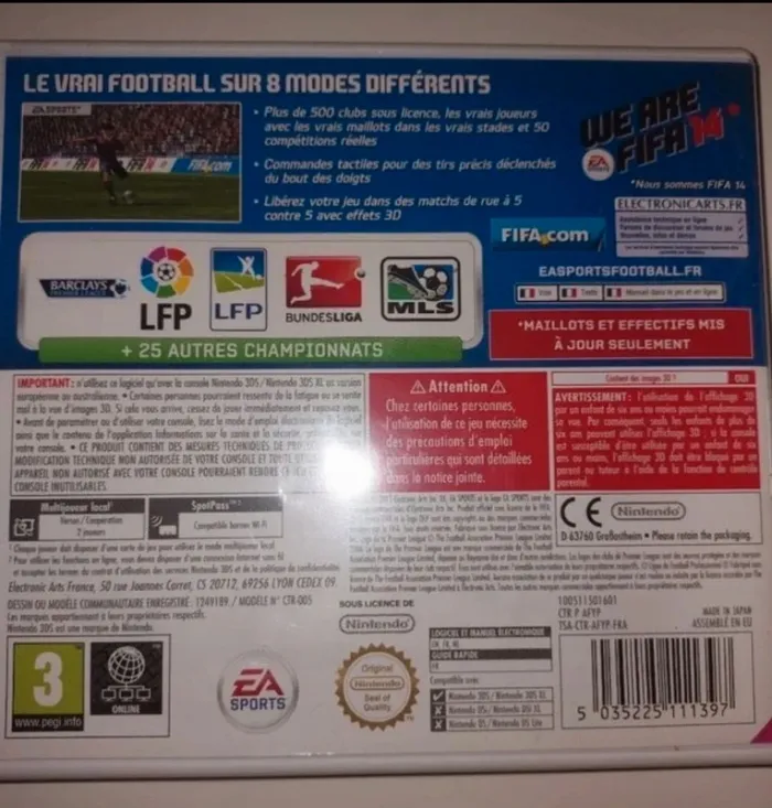 3DS FIFA 14 - photo numéro 2