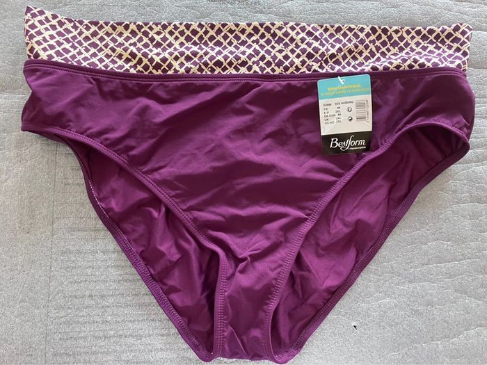 Bas maillot violet Bestform neuf