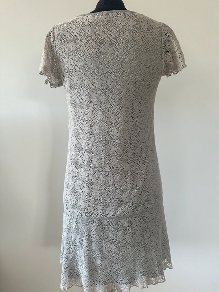 Robe grise dentelle Molly Bracken - photo numéro 5