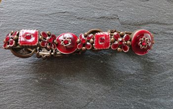 Bracelet élastique rouge