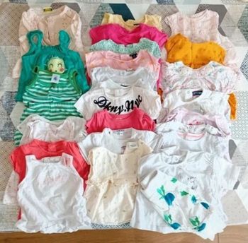 Lot de 27 tee shirt fille 3 mois
