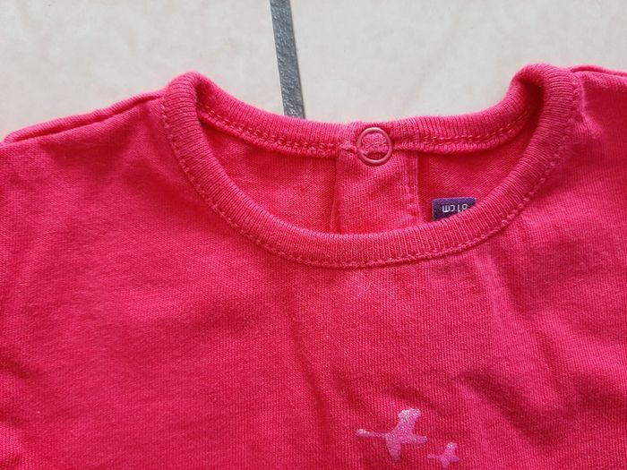 Lot de 9 tee shirts manches courtes fille 18 mois - photo numéro 9