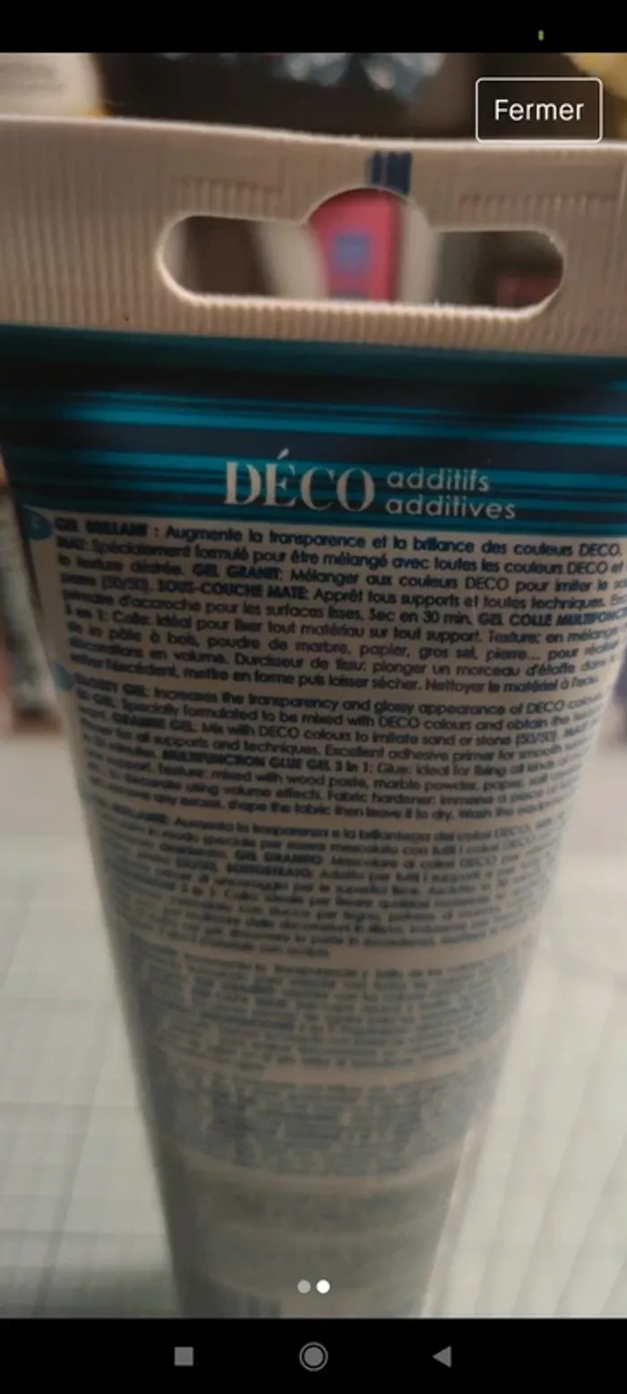 Gel 3D mat pour loisirs créatifs - photo numéro 2