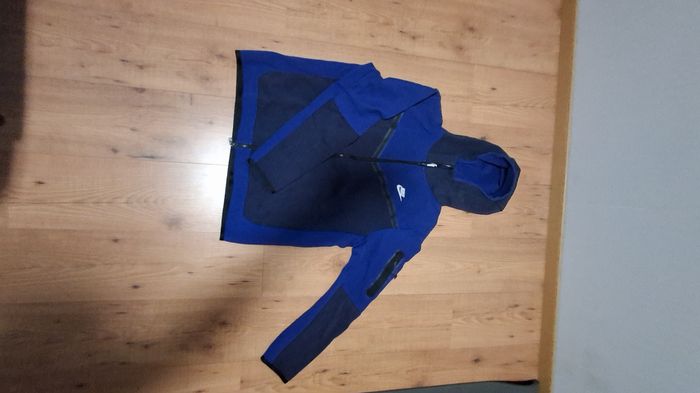 Pull à zip nike tech bleu taille L