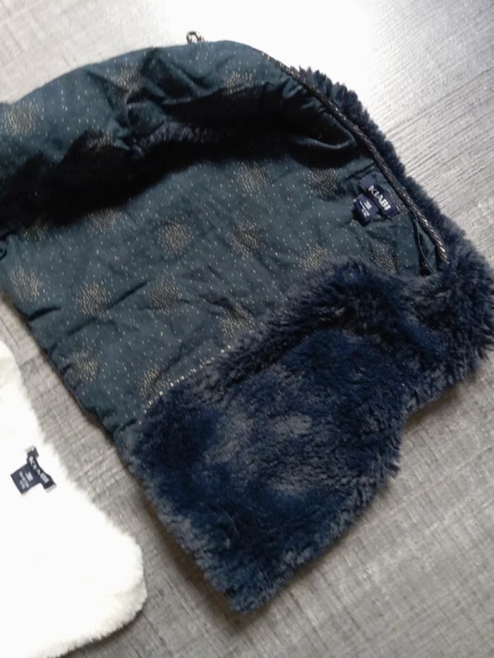 Lots de deux gilets sans manche fourrure - photo numéro 5