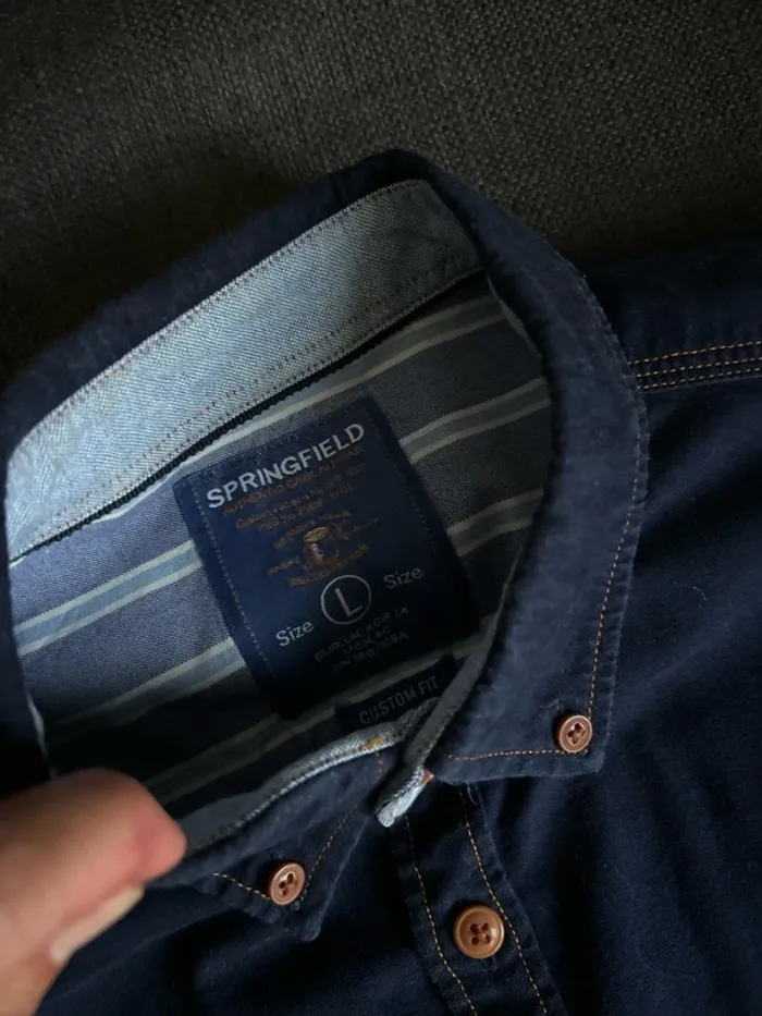 Chemise homme bleu foncé, celio - photo numéro 2