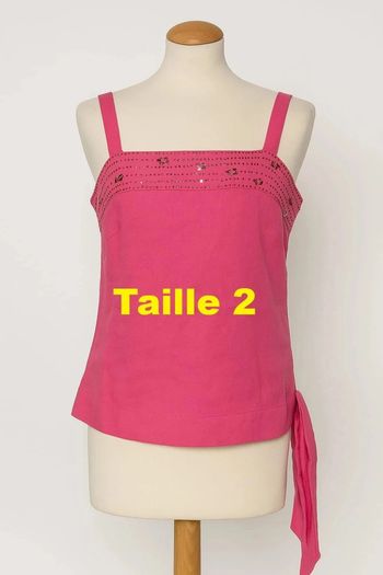 Débardeur rose Folia Taille 2