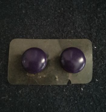 Clips vintage bleu marine