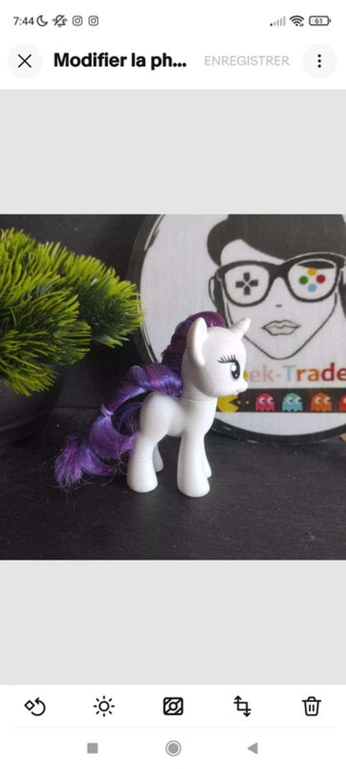 G4 My Little Pony mein kleines pequeno Poney rarity mlp #geektradeponeyg4 - photo numéro 2