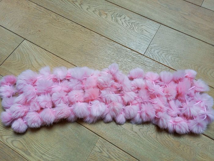 Écharpes pompons - photo numéro 2