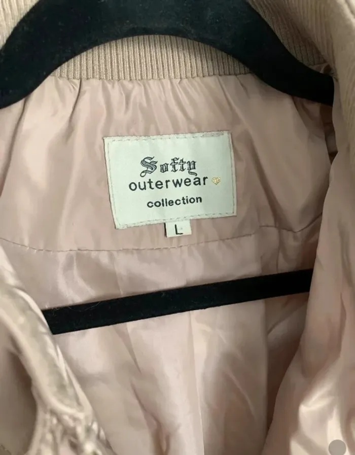 Veste matelassée beige taille L - photo numéro 2