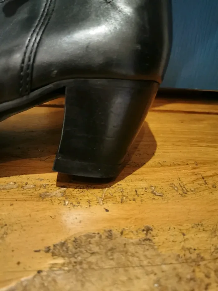 Bottes talon style cavalière - photo numéro 4