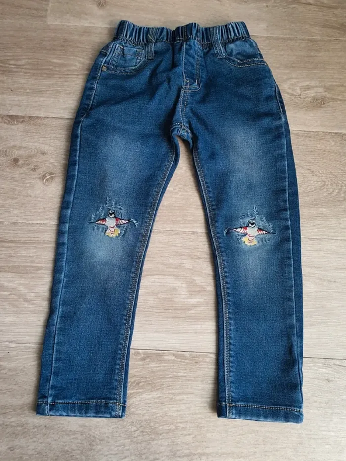 Jean taille 4 ans brodé