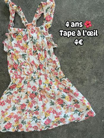 Robe 🌺 4 ans 🌺 Tape à l’œil