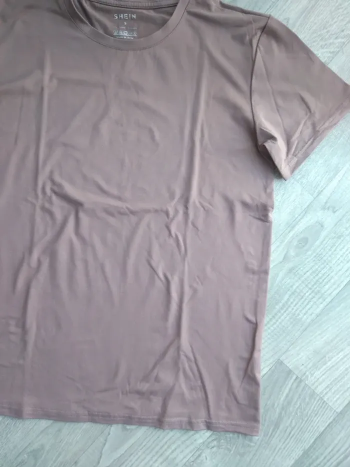 T-shirt enfant marron taille s - photo numéro 3