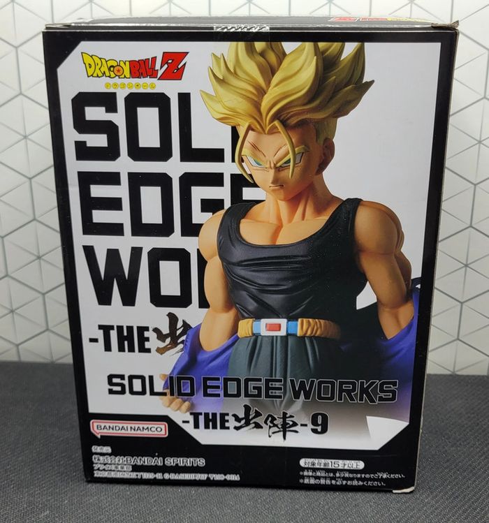 Figurine Dragon Ball Z Super Saiyan Mirai Trunks Solid Edge Works Banpresto Bandai - photo numéro 3