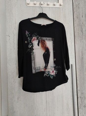 Blouse noire légère