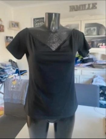 Top épaules dénudées pour femme NEUF taille M couleur noir