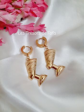 Boucles d'oreilles Nefertiti
