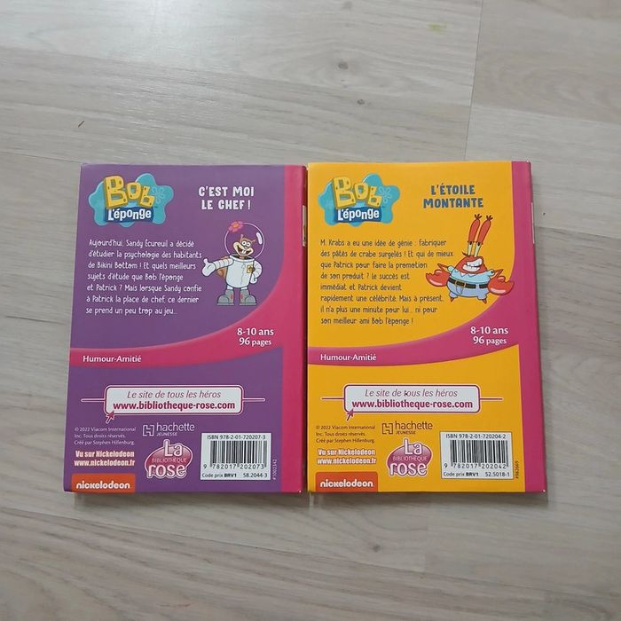 Lot livres Bob l'éponge - photo numéro 2