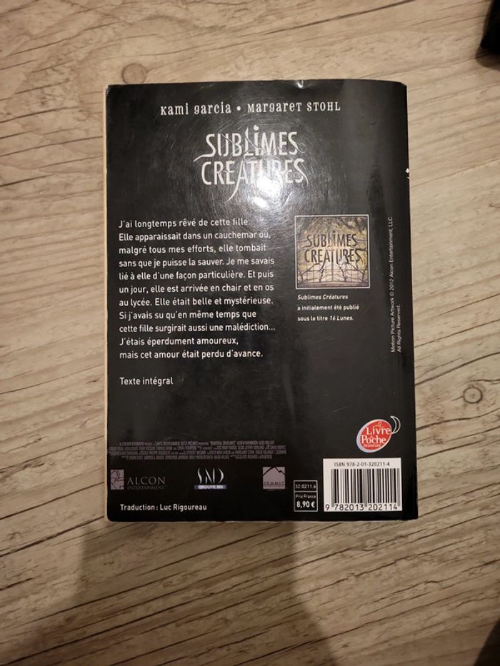 Livre Sublimes créatures - photo numéro 3