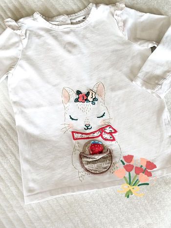 Sergent Major Tee Shirt Fille 4 ans 