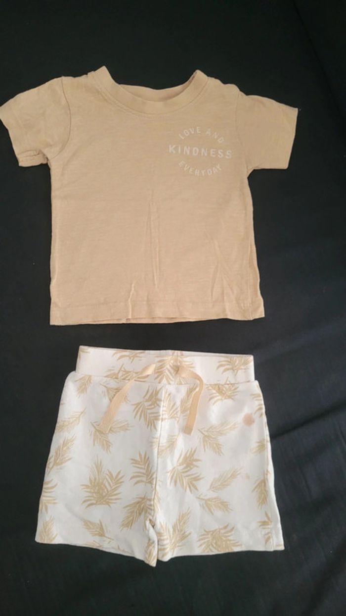 Ensemble été 6 mois garçon