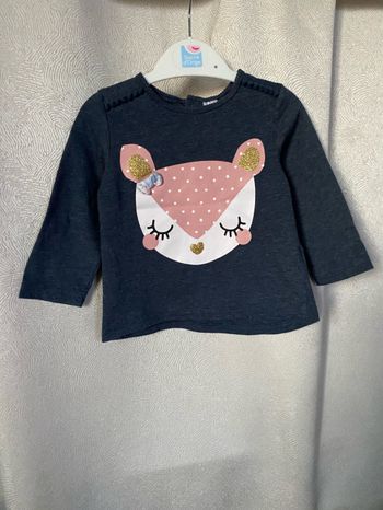 T-shirt imprimé devant 9 mois Tex