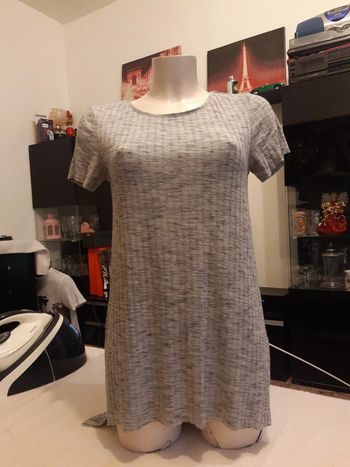 Robe pull légère gris taille 38