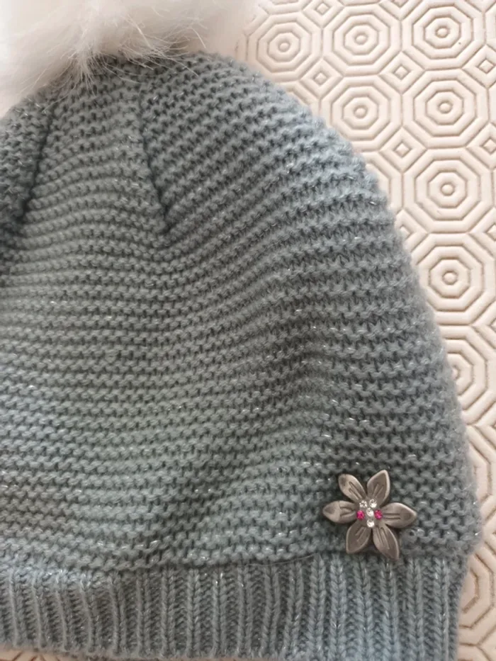 Bonnet Sergent major gris. Tour de tête  54 cms - photo numéro 6