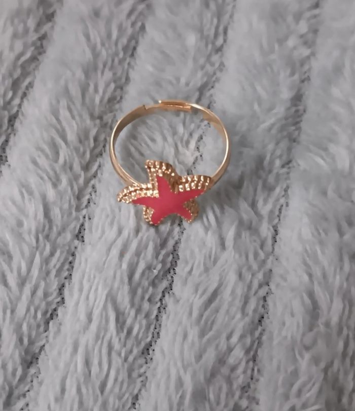 Bague enfant réglable étoile de mer - photo numéro 2