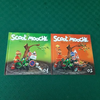 Lot 2 livres Scoot Mooche n° 01 et 02