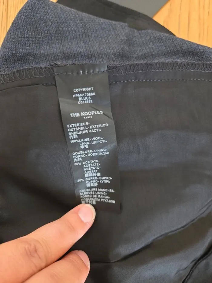 Pantalon de costume homme The Kooples homme - taille 46 - Neuf avec étiquette - photo numéro 4