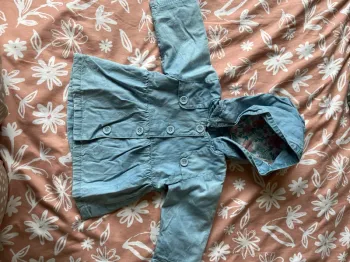 Trench en jean mots d’enfants 6 mois