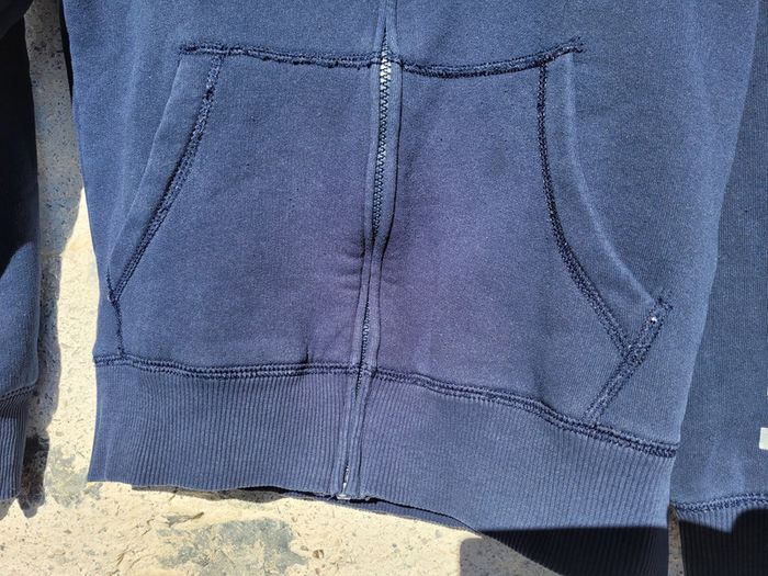Superbe veste sweat à capuche garçon United Colors of Benetton, marine et crème, 10/11 ans - photo numéro 4