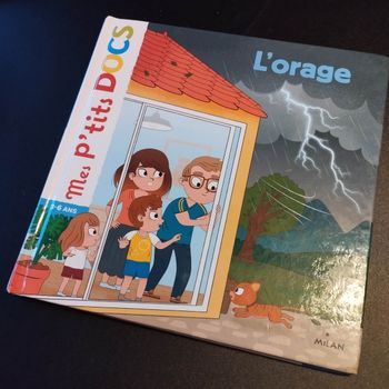 Livre enfant mes p'tits docs l'orage