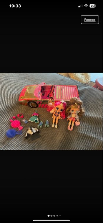 Voiture lol surprise et poupées