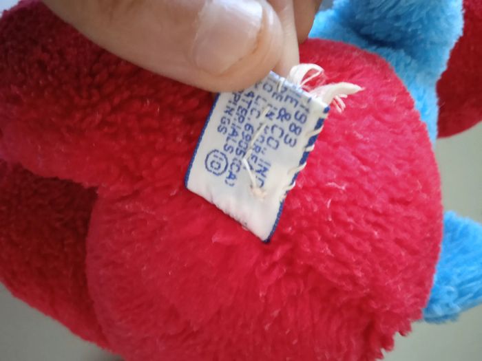 vintage peluche peyo grand schtroumpfs 1983 - photo numéro 4