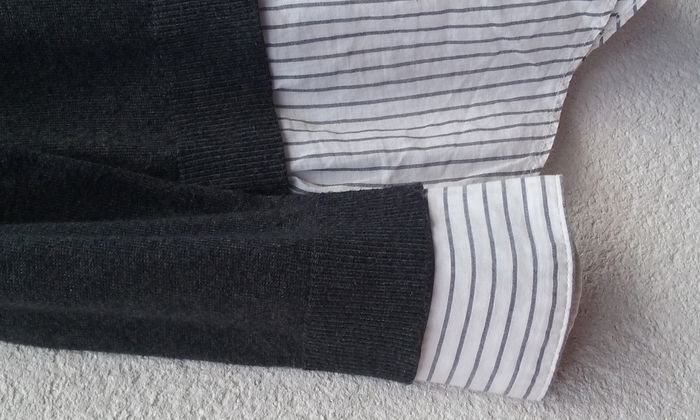 Pull chemise 2 en 1 H&M femme - photo numéro 2