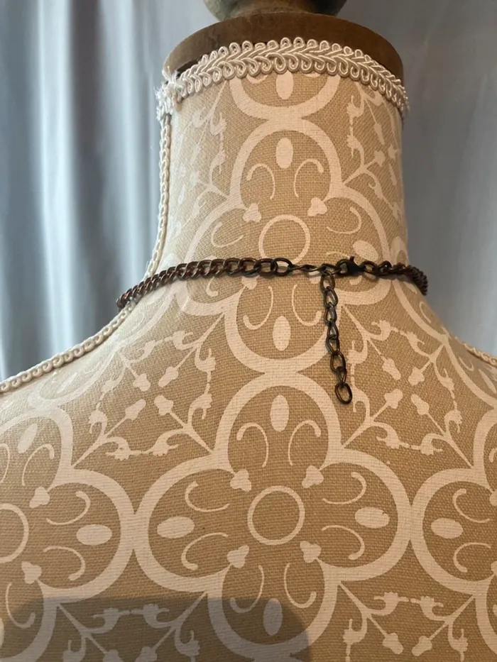 Collier Pierres grises et violettes - photo numéro 2