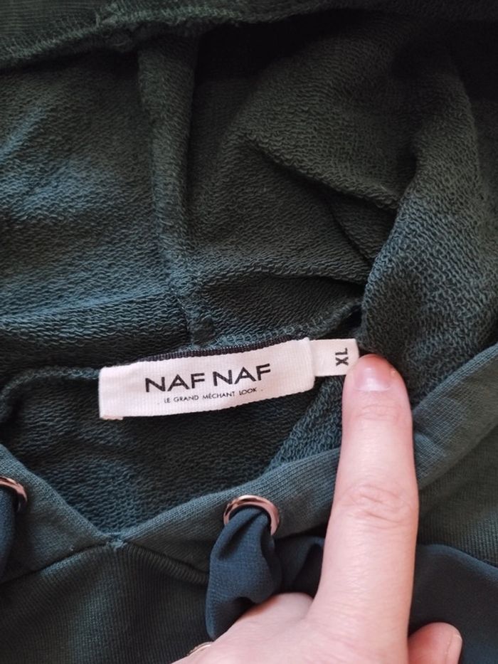 Superbe robe sweat Naf Naf taille XL - photo numéro 4