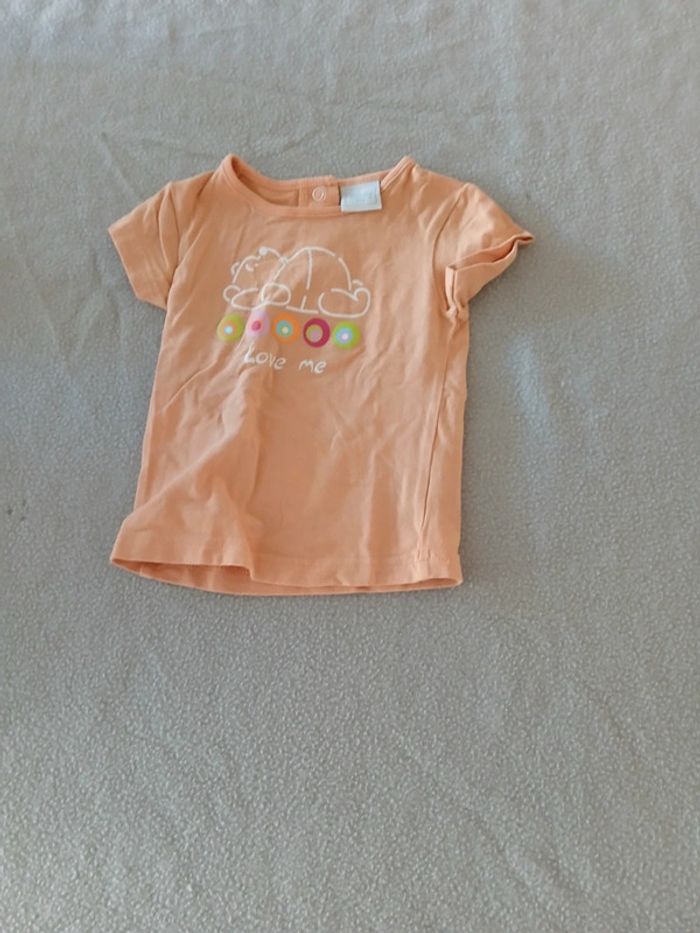 Lot tee-shirt été 6 mois - photo numéro 5